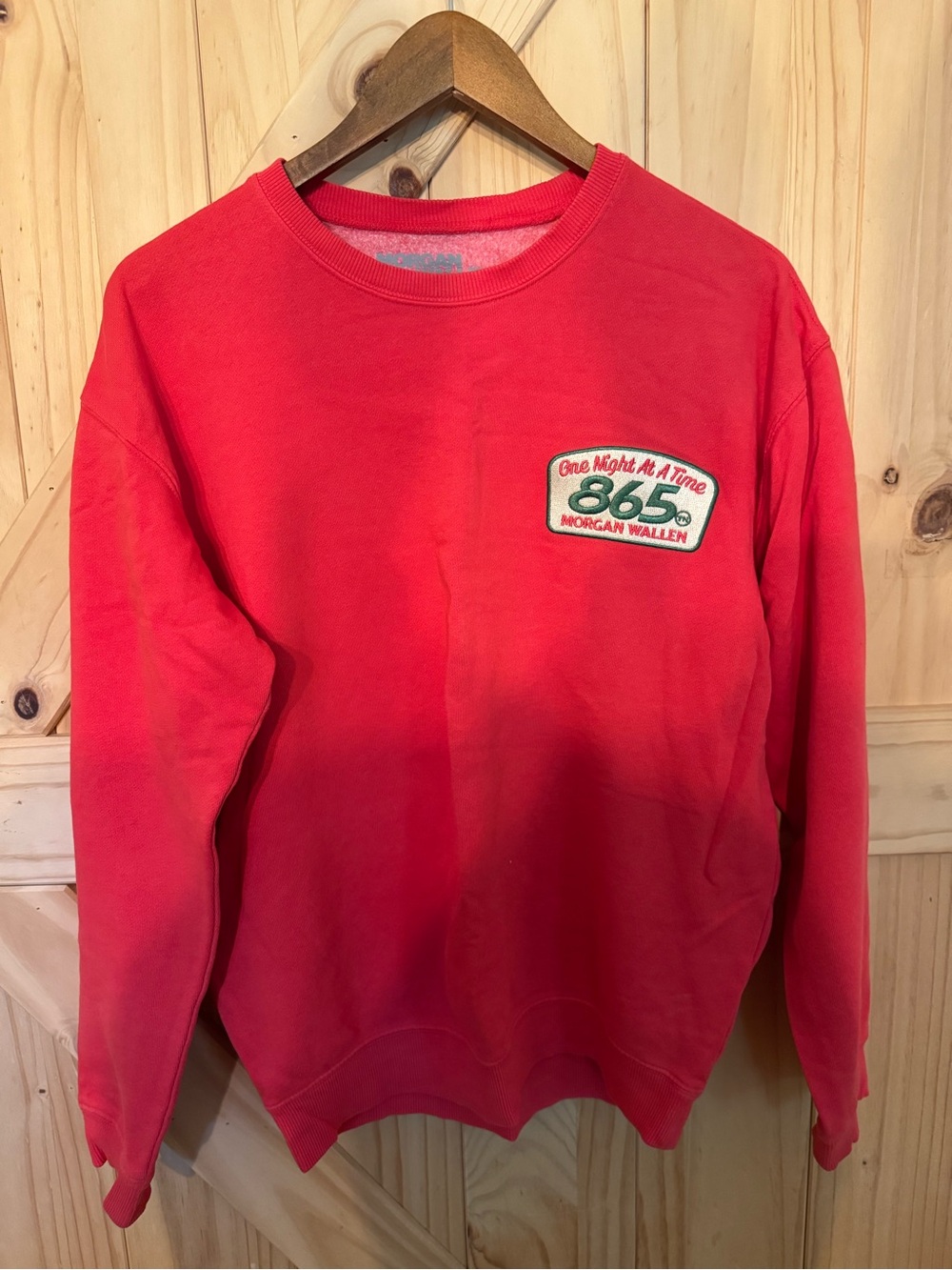 Morgan Wallen 365 Red Crewneck Sweatshirt